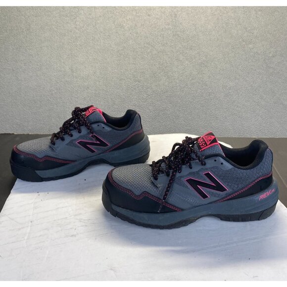 New‎ Balance 589T1 Womens Size 9 Gray Pink Outdoor Composite Toe Work Shoes - Picture 1 of 16